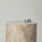 Bow Tie Pasta Silver Stud Earrings | Wanderlust + Co