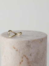 Flow Diamante 14K Gold Vermeil Ring | Wanderlust + Co