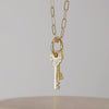 Cosmic Keys Gold Necklace