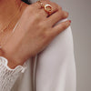 Constellation Pearl Gold Ring