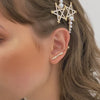 Aurora Pave Gold Crawler Earring