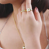 Heart Full Gold Locket Signet Ring
