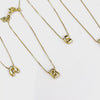 Petite Alphabet Bubble Gold Bracelet