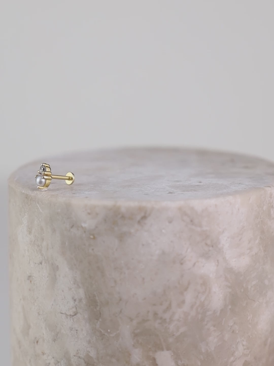 Moonlight Gold Flat Back Earring | Wanderlust + Co