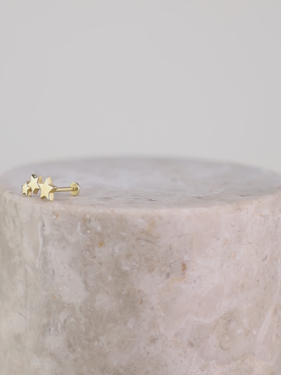 Trio Stars Flat Back Earring | Wanderlust + Co