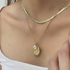 Sagittarius Zodiac Mother of Pearl 14K Gold Vermeil Pendant