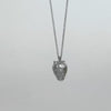Strawberry Silver Locket Necklace