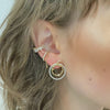 Midnight Hour Gold Earrings