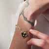 Heart Gold Locket Bracelet