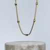 Heart Pave 14K Gold Vermeil Petite Tennis Necklace