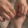 14K Gold Vermeil Twist Chain Anklet