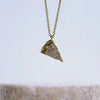 Pizza Slice Gold Necklace