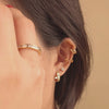 Pave Gold 9mm Ear Cuff