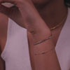 Pave 18K Gold Vermeil Rainbow Tennis Bracelet