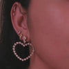 Heart XL 14K Gold Vermeil Earrings