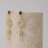 Sunlit Charms Gold Earrings