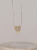 Talisman Heart Diamond 14K Solid Gold Necklace | Wanderlust + Co
