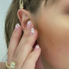Cosmos Gold Drop Earrings