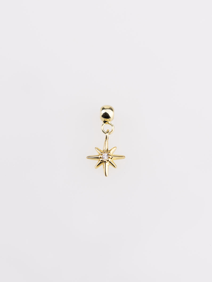Sparkle Gold Drop Charm | Wanderlust + Co
