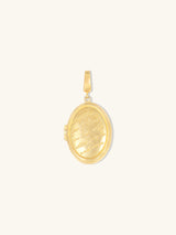 Mantra Locket Gold Charm | Wanderlust + Co