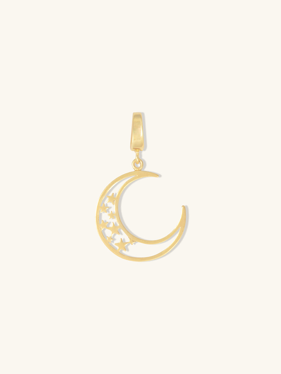Crescent Gold Charm | Wanderlust + Co