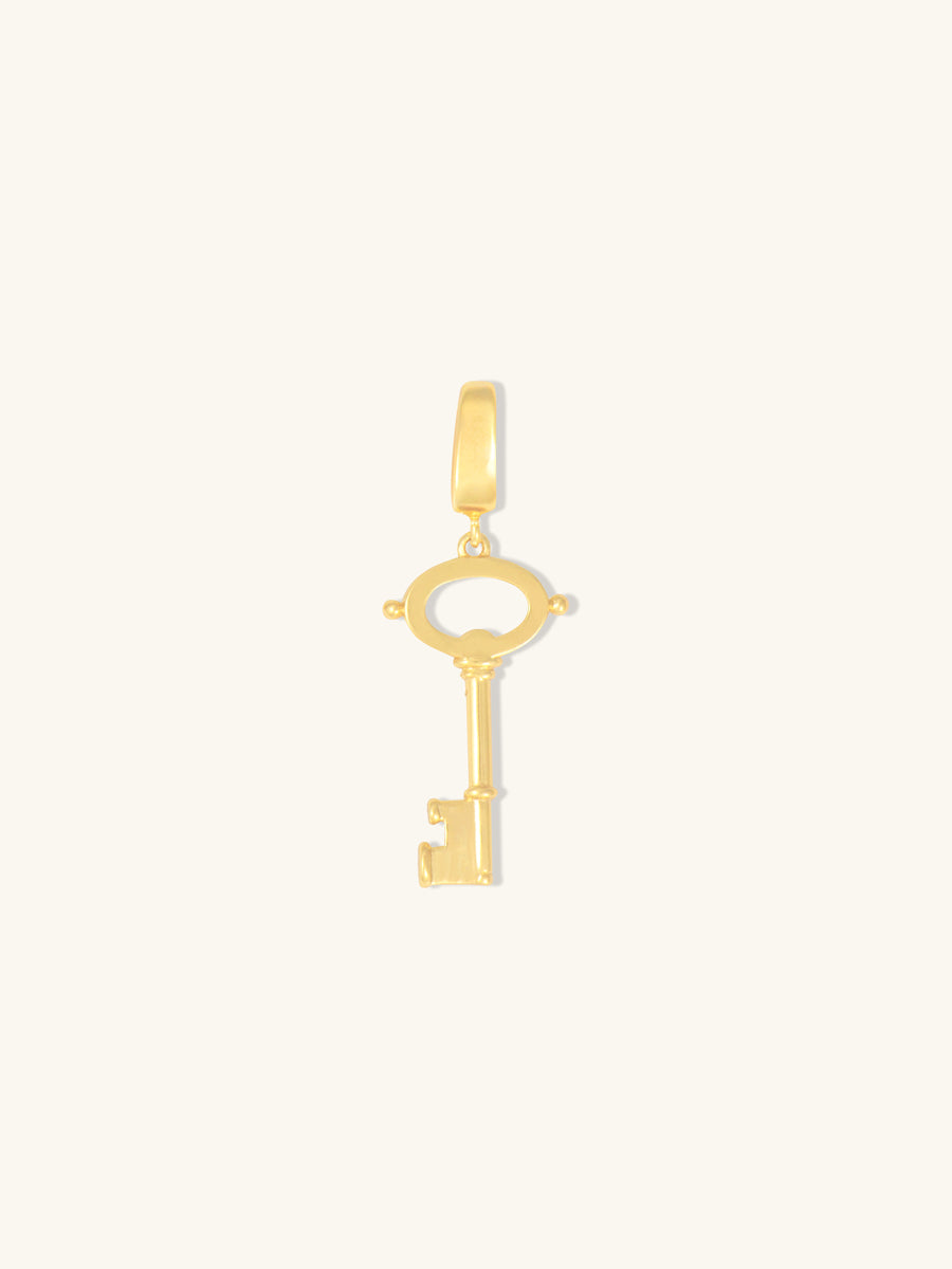 Key Gold Charm | Wanderlust + Co
