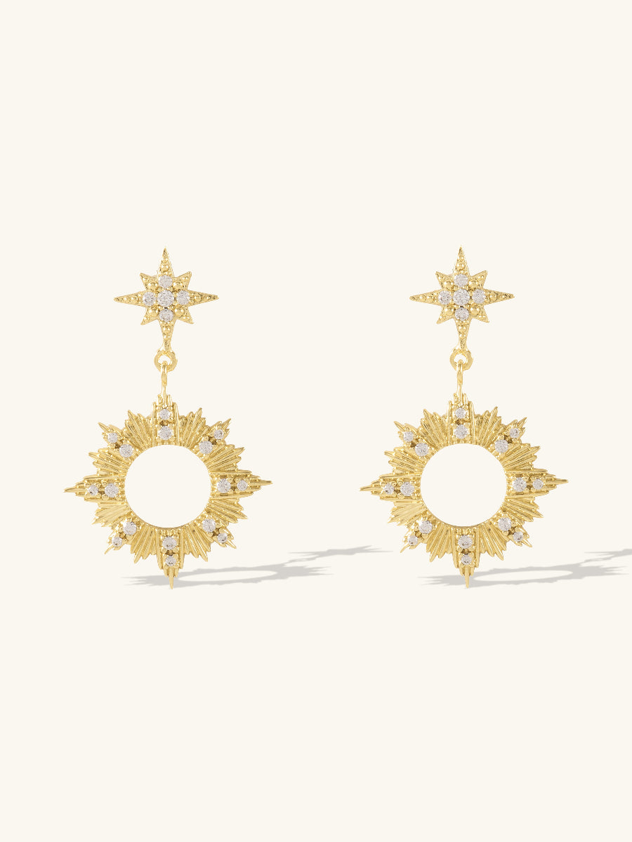 Sunseeker Gold Earrings | Wanderlust + Co