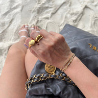 Link Topaz 14K Gold Vermeil Bracelet