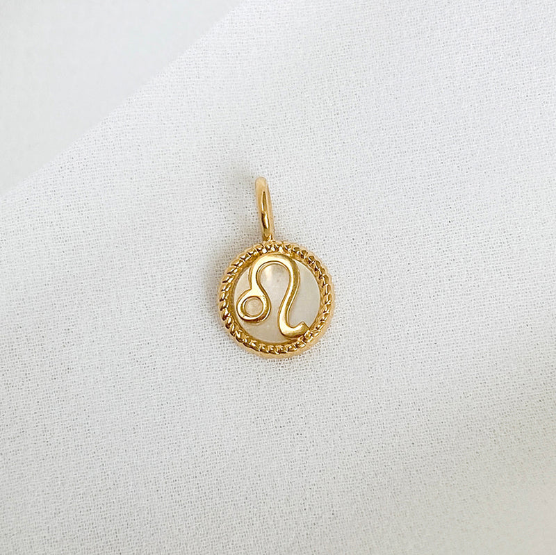 Mini Zodiac Enamel Vermeil Charm