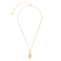 Give It Time Gold Mantra Toggle Necklace | Wanderlust + Co