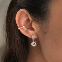 Sunlit Hoop Silver Earrings | Wanderlust + Co
