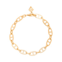 Multi Link Anchor 14K Gold Vermeil Chain Bracelet | Wanderlust + Co