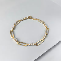 Link Topaz 14K Gold Vermeil Bracelet | Wanderlust + Co