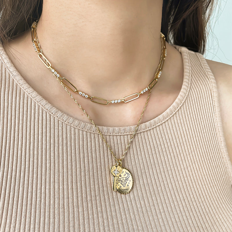 18K Gold Vermeil Necklaces from Palmonas | Gold Vermeil Jewellery – PALMONAS