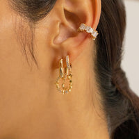 Selene Gold Huggie Earrings | Wanderlust + Co