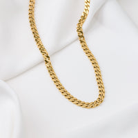 Chunky Curb Gold Chain Necklace | Wanderlust + Co