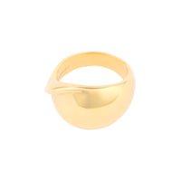 Flow 14K Gold Vermeil Dome Ring  | Wanderlust + Co