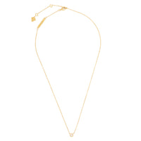 Brilliant Bezel 14K Gold Vermeil Necklace | Wanderlust + Co