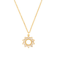 Sunseeker Baguette Gold Necklace | Wanderlust + Co