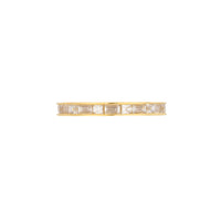 Classic Baguette 14K Gold Vermeil Ring  | Wanderlust + Co 