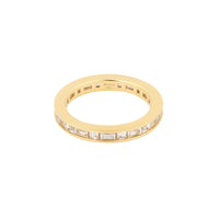 Classic Baguette 14K Gold Vermeil Ring  | Wanderlust + Co 