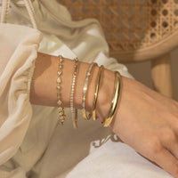 Bracelets  Womens Louis Abel Navajo 18k Gold Vermeil Bracelet Gold –  Harryswines