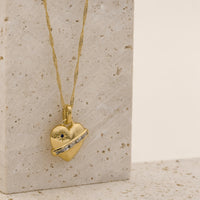 With My Heart Gold Necklace | Wanderlust + Co 