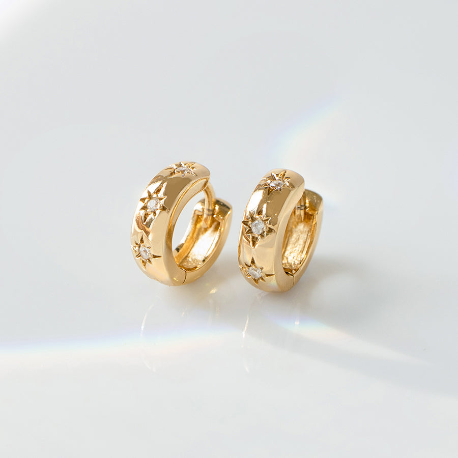 Gold ear ring on sale for baby girl