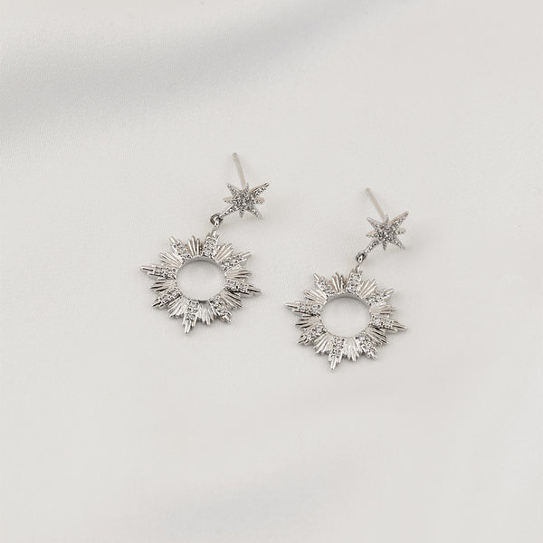 Sunseeker Silver Earrings