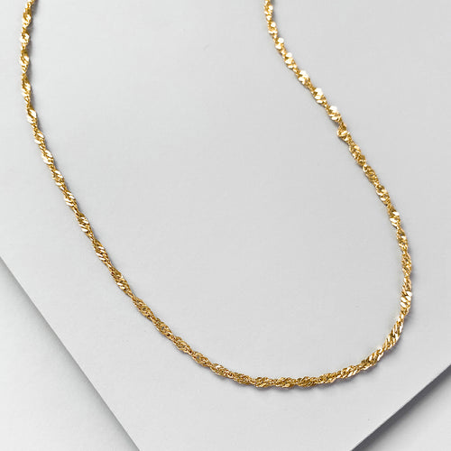 Wanderlust + Co 14K Gold Vermeil Classic Chain Necklace