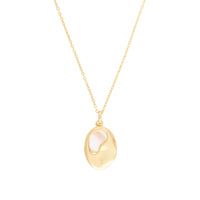 Flow Pearl 14K Gold 925 Sterling Silver Necklace | Wanderlust + Co 