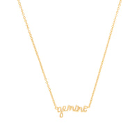 Gemini Gold Necklace | Wanderlust + Co 