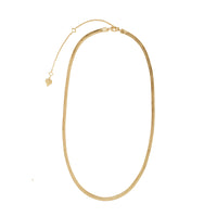 Edie Snake Chain Gold Necklace | Wanderlust + Co