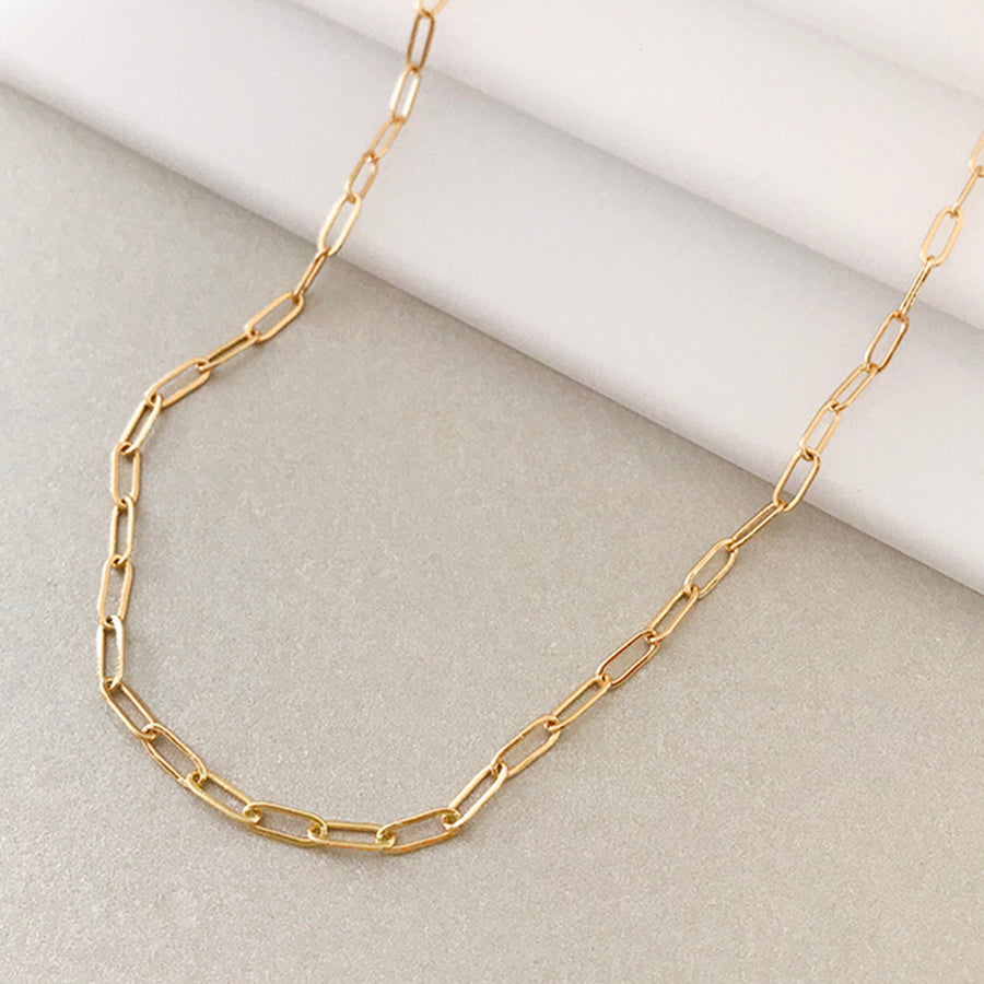 Harper Chain Link Gold Necklace | Wanderlust + Co